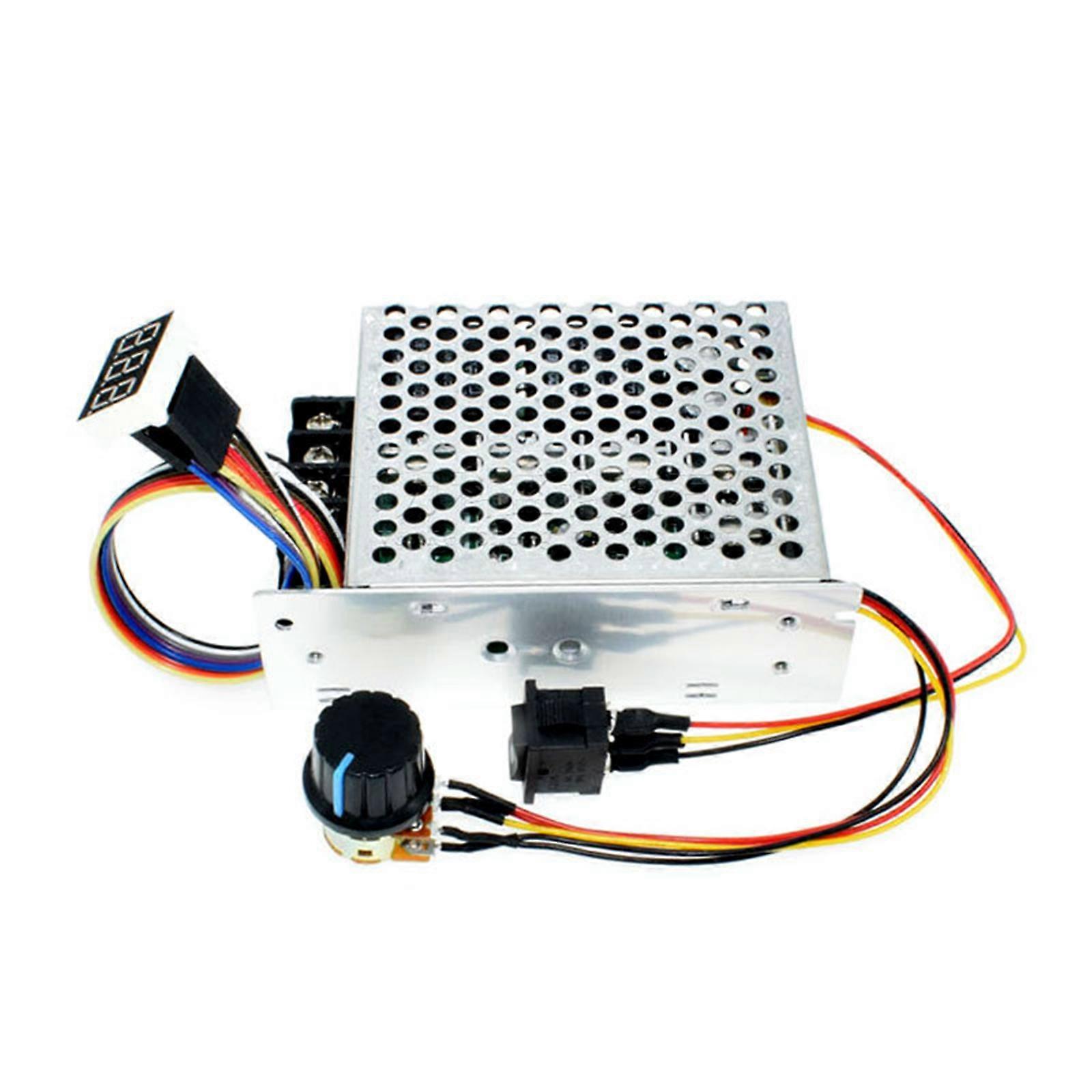 Motor Control Aluminum Alloy Motor Control Brushed Engine Speed Controller 10-55V Manage Direction & Speed Conveniently Multicolor