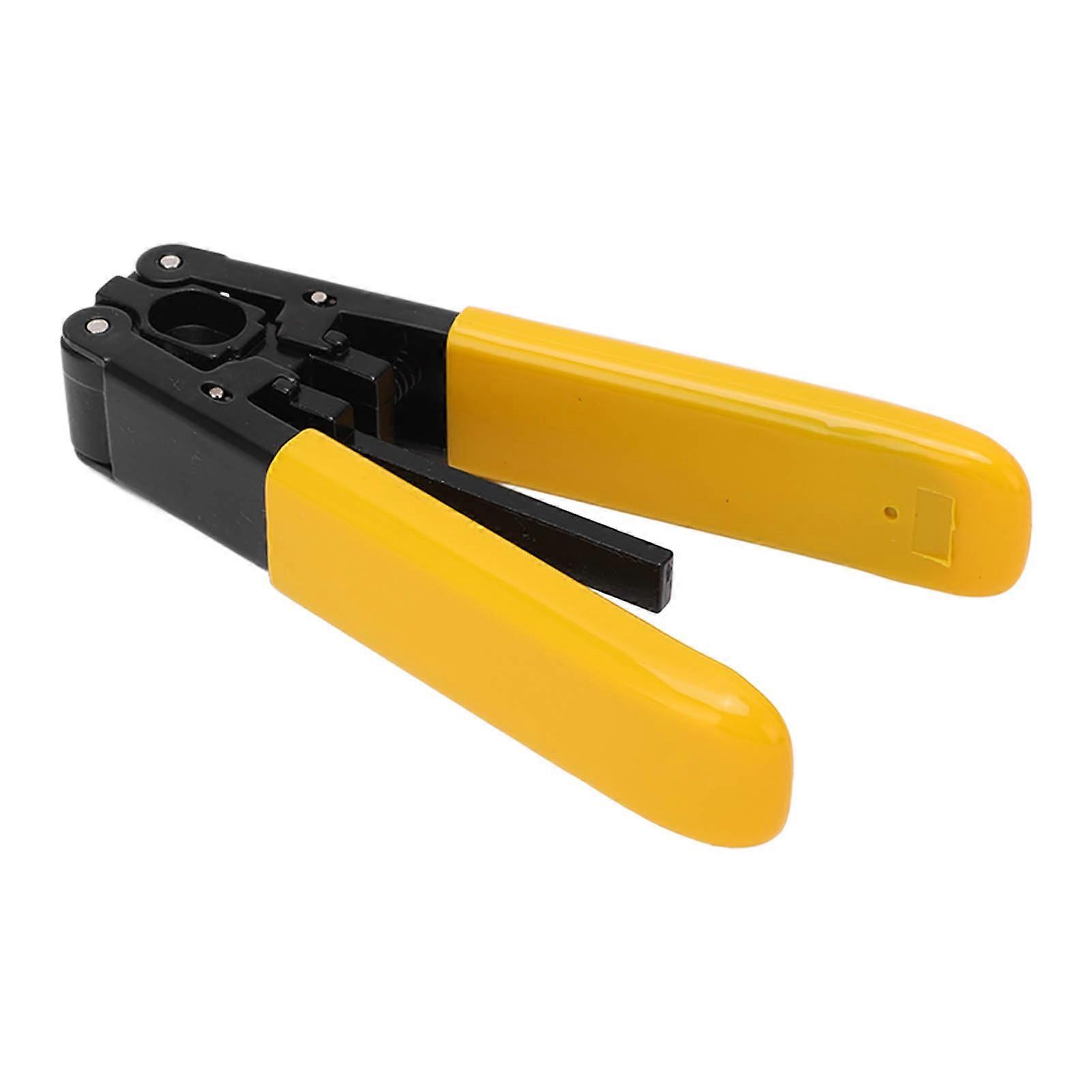 Fiber Optic Stripper PVC Handle Small Size Longitudinal Transverse Stripping Plier for Wire Breaking