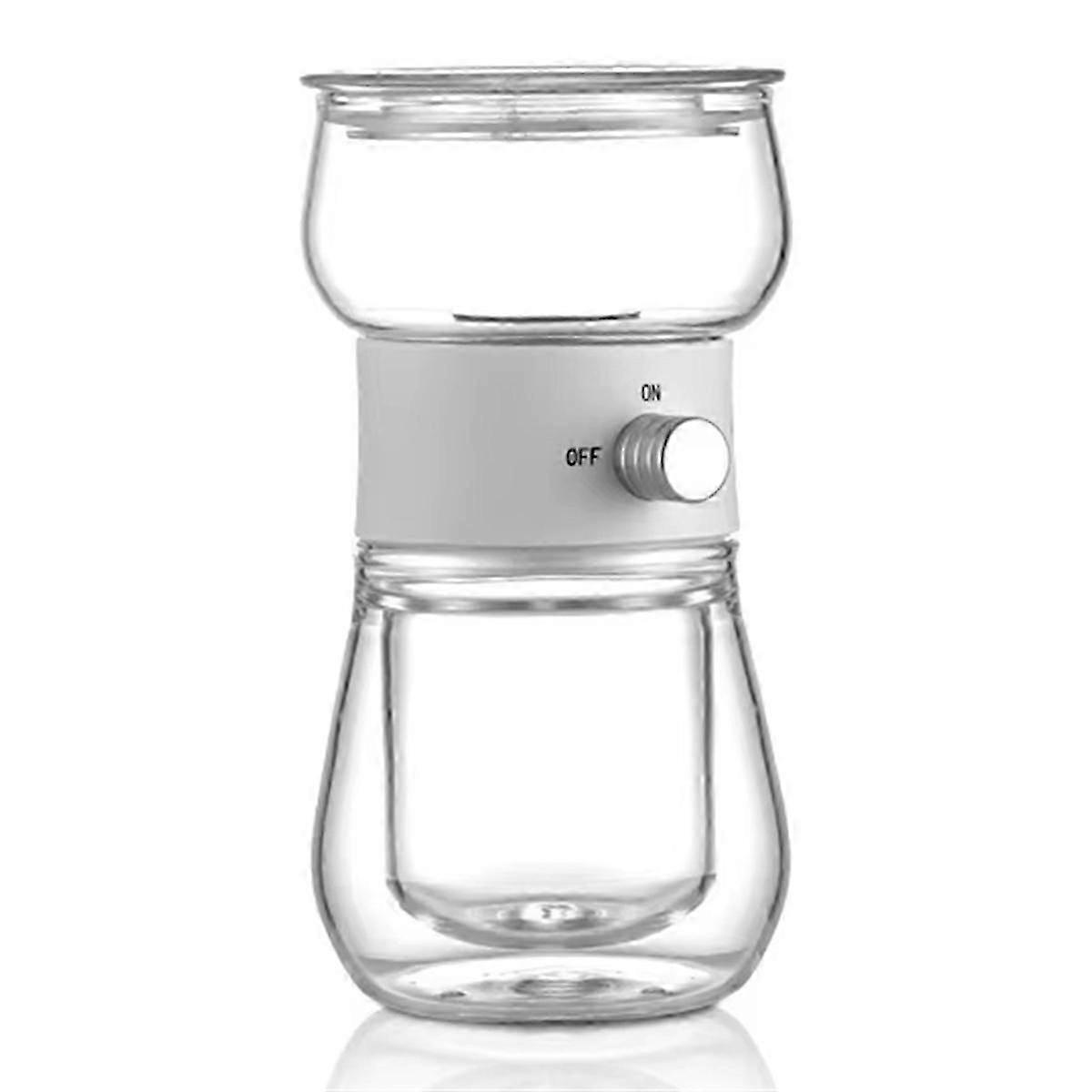 unique 240ml Glass Tea Pot Set with One-Key Separation, Filter