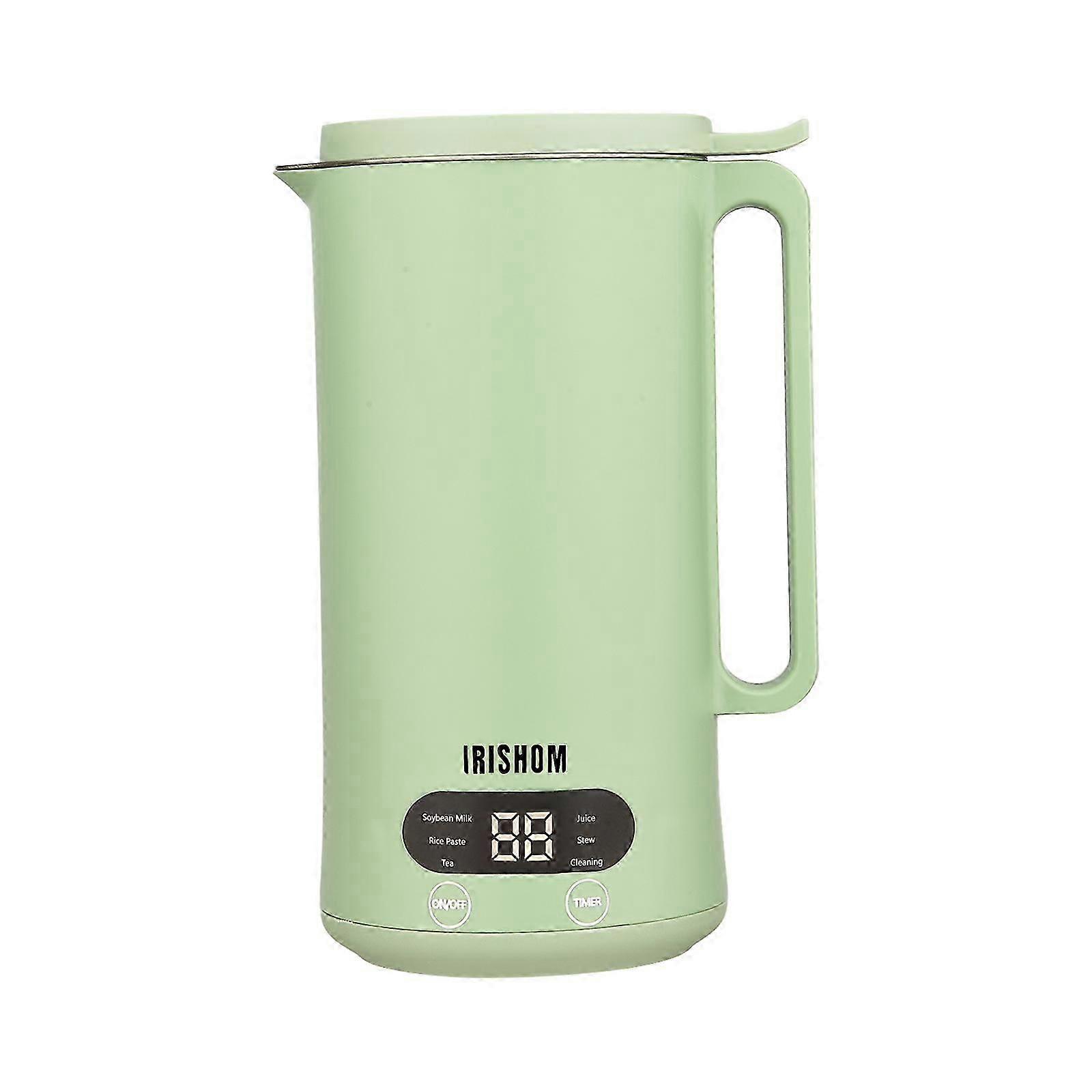 IRISHOM Multifunction Soymilk Maker 350mL Juicer Soy Milk Machine with Stainless Steel and Blade Multi Cooker Mixer for Rice Cereal Boiling Water Baby