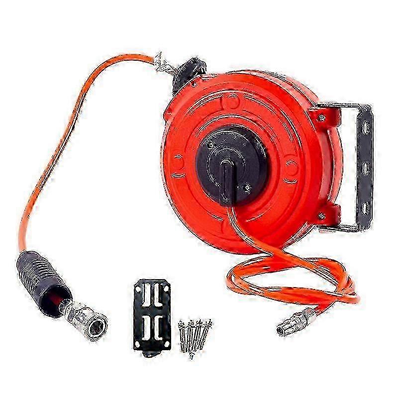 Automatic Retractable Air Hose Reel 6M with Ceiling/Wall Mount for Garage Pneumatic Tools 2025