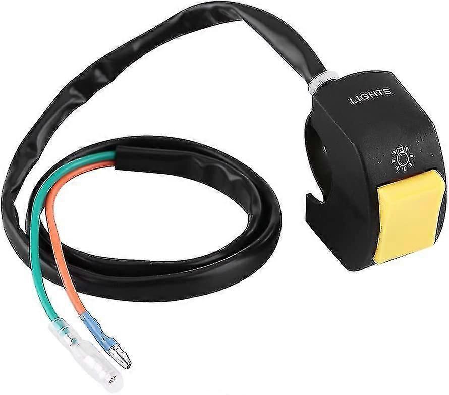 Motorcycle Handlebar Switch Universal 7/8inch Mount Led Headlight On/off Switch With Button