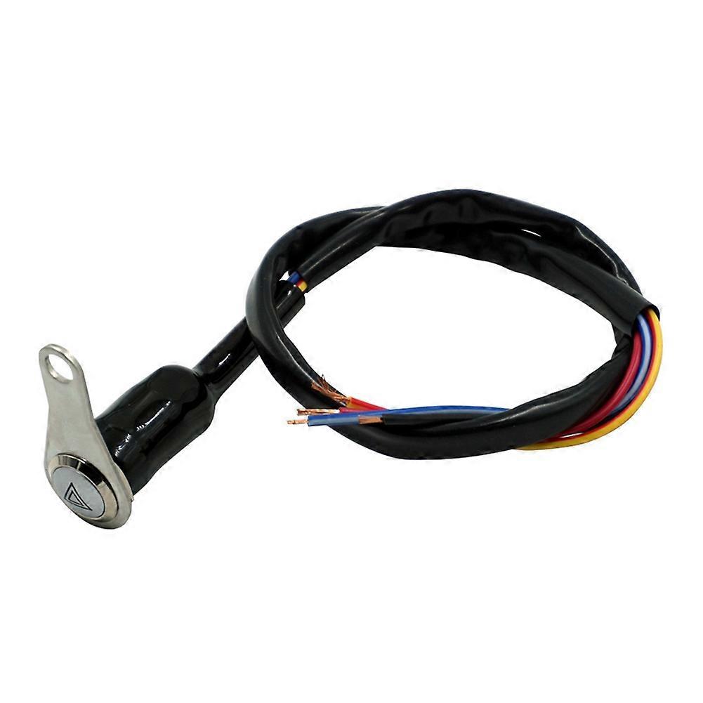Motorcycle Switch Handlebar Mount Push Button 12V Work Light LED on+OFF Metal Button Dual Flash Switch