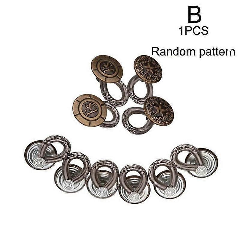 Waist Extender Jeans Pants Stretch Button Instant Fix Metal Elastic Expanders W2X7