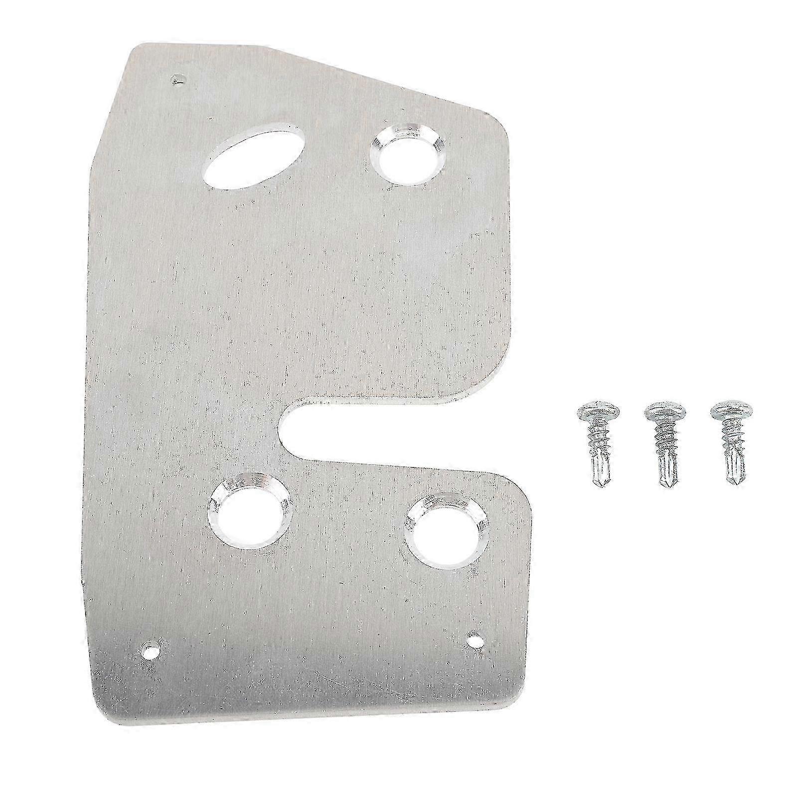 Door Latch Repair Reinforcement Plate 926264 Front Left Driver Side Aluminum for Compatible Models 1994 to 2001