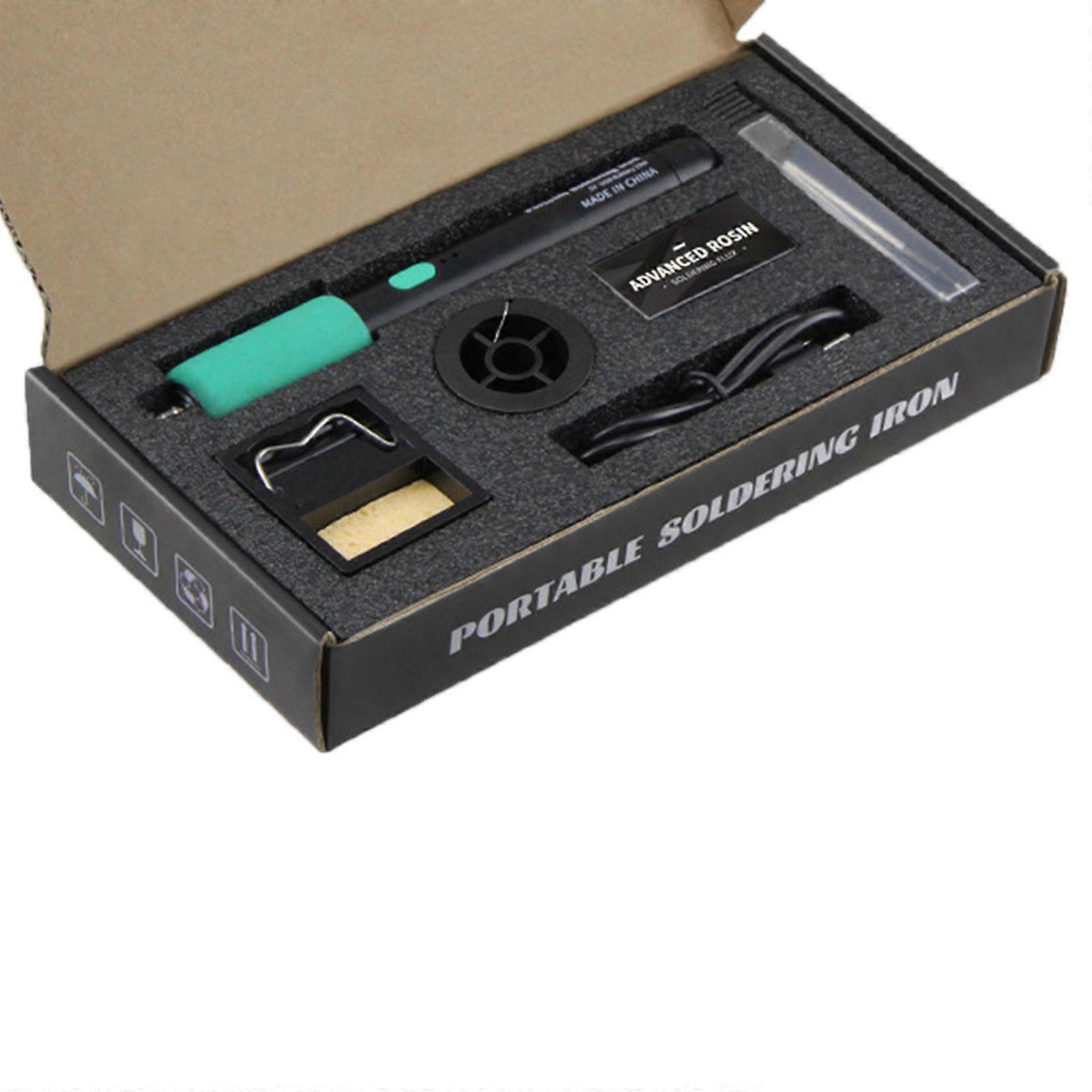 Rechargeable USB Small Soldering Iron Pen Kits for Efficient Small Scale Welding Projects Tool Adjustable Temperature Multicolor