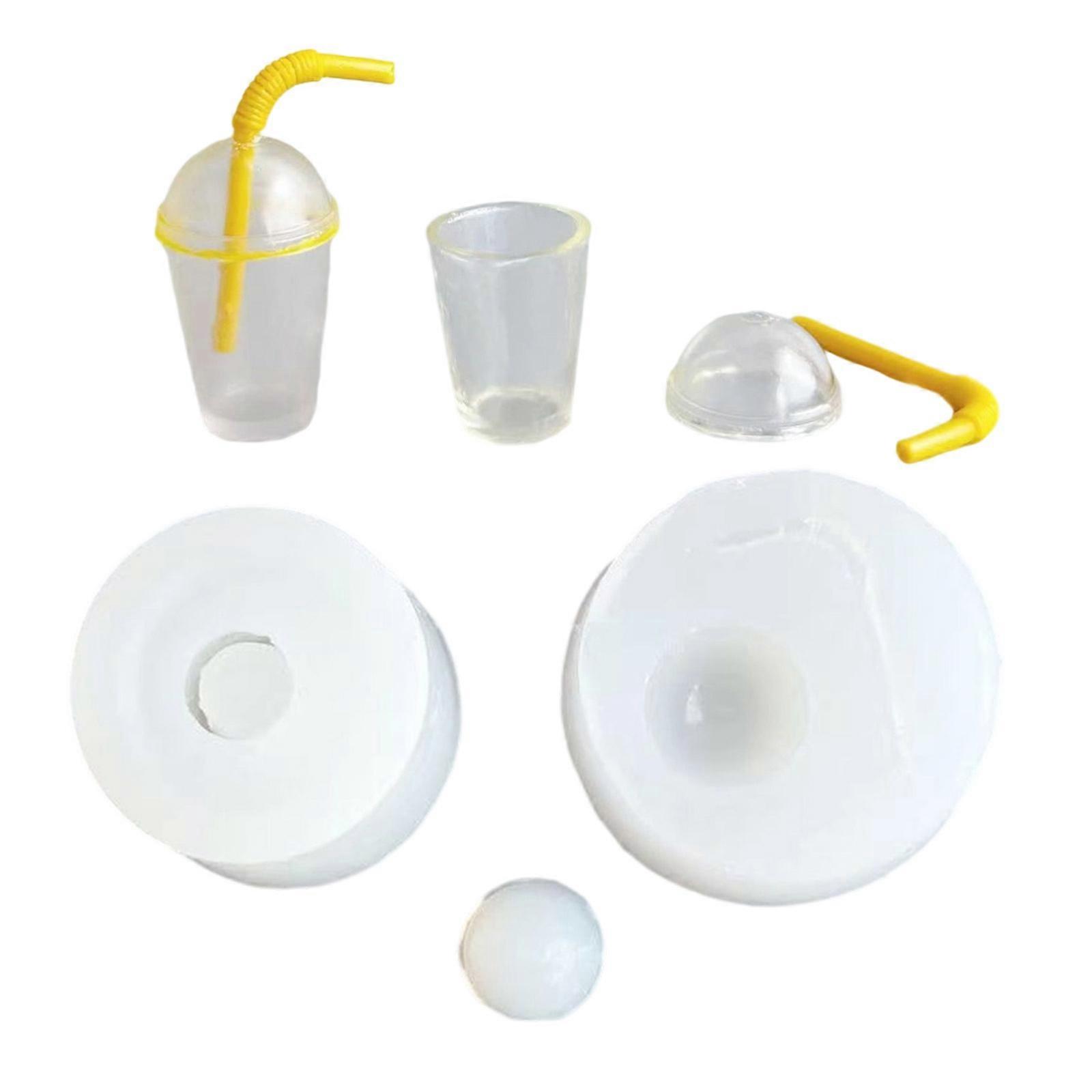 Multi Purpose Silicone Mold Detailed Resin Art Supply For Creating Miniature Beverage Cups Resin Art And Craft Projects Multicolor