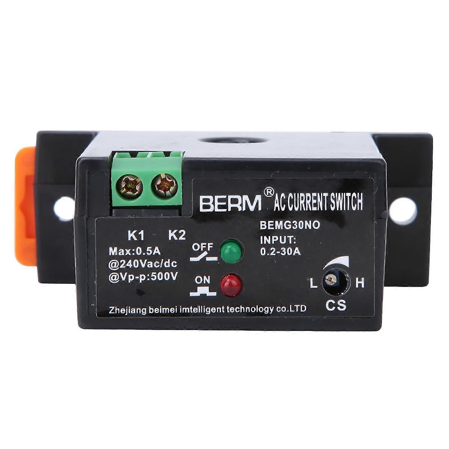 Flameproof Adjustable AC Sensing Switch 0.2~30A Self Powered Sensing Switch(Normally Open)