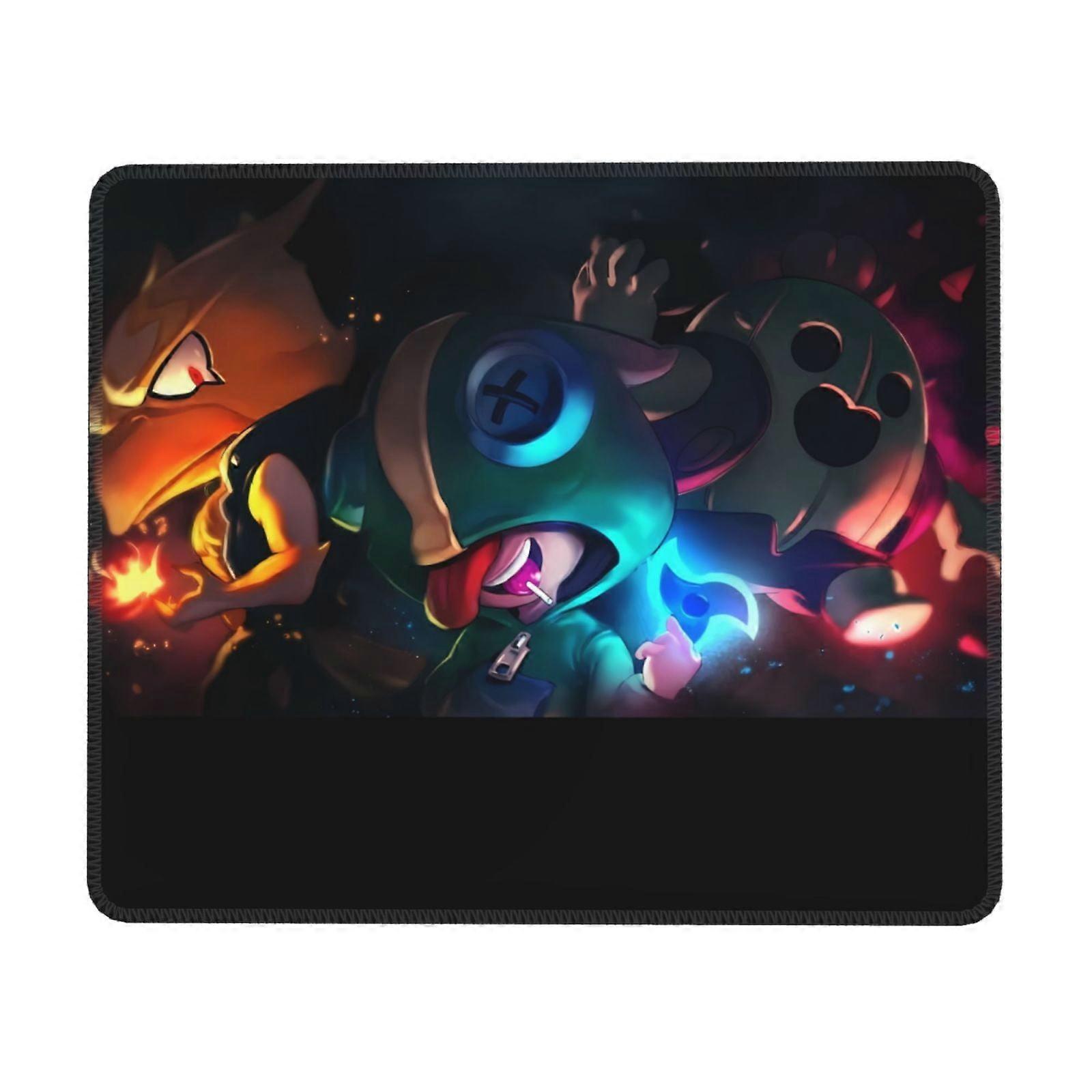 Brawl Stars Rubber Lock Edge Mouse pad, Office Desk pad, Writing pad, Multi Code Game pad Mouse Pads for Computers Laptop Mouse Mouse Pad
