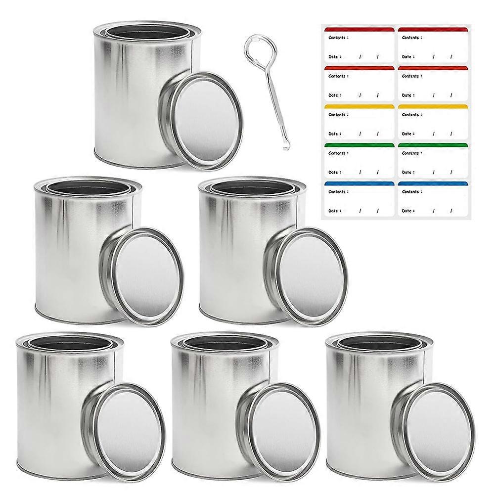 Empty Paint Cans with Lids 1 Quart Paint Storage Containers