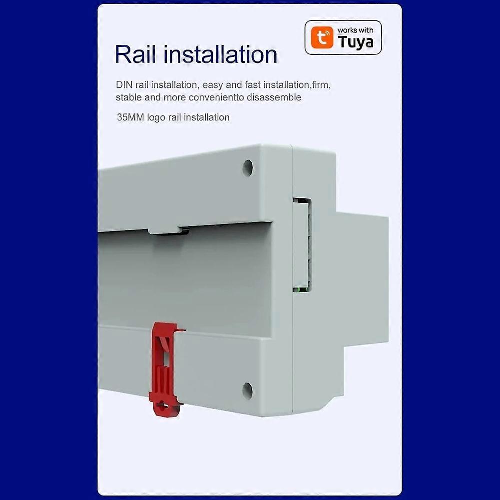 Tuya Smart WiFi 16 CH Relay Switch Module on Off Control Module SAAS Dry Node Weak Current Power Module