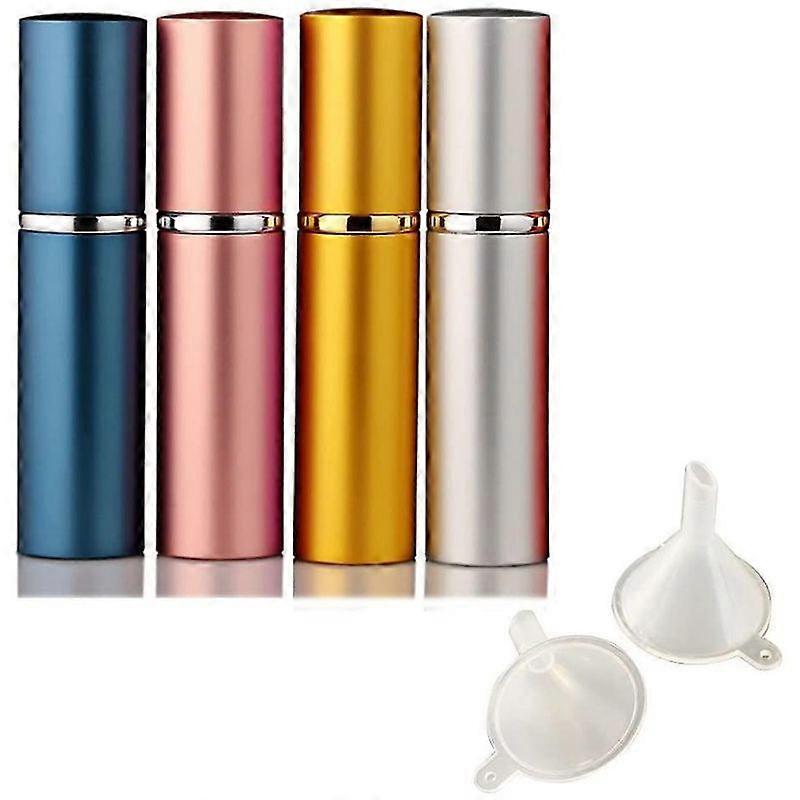 Luxora Empty Spray Bottle, Portable Mini Refillable Perfume Aftershave Atomizer 4pcs