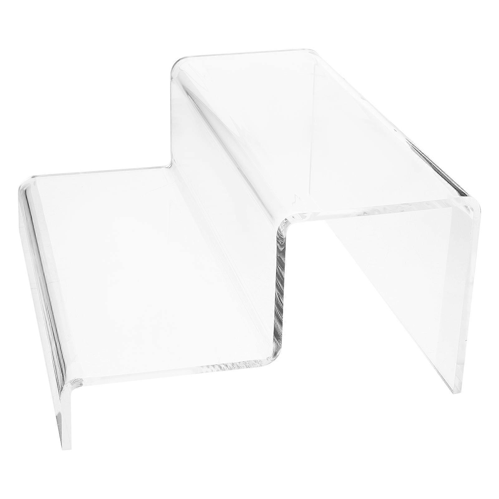 Acrylic Display Stand Acrylic Display Riser for Craft Figure 5Pcs Transparent