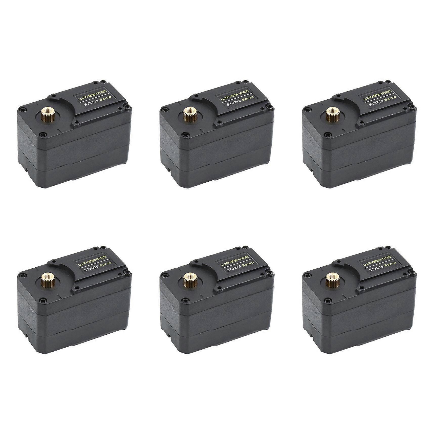 6X Waveshare 30Kg High Precision High Torque Programmable 360degree Magnetic Encoder Serial Bus Servo ST3215 12V Two-Way