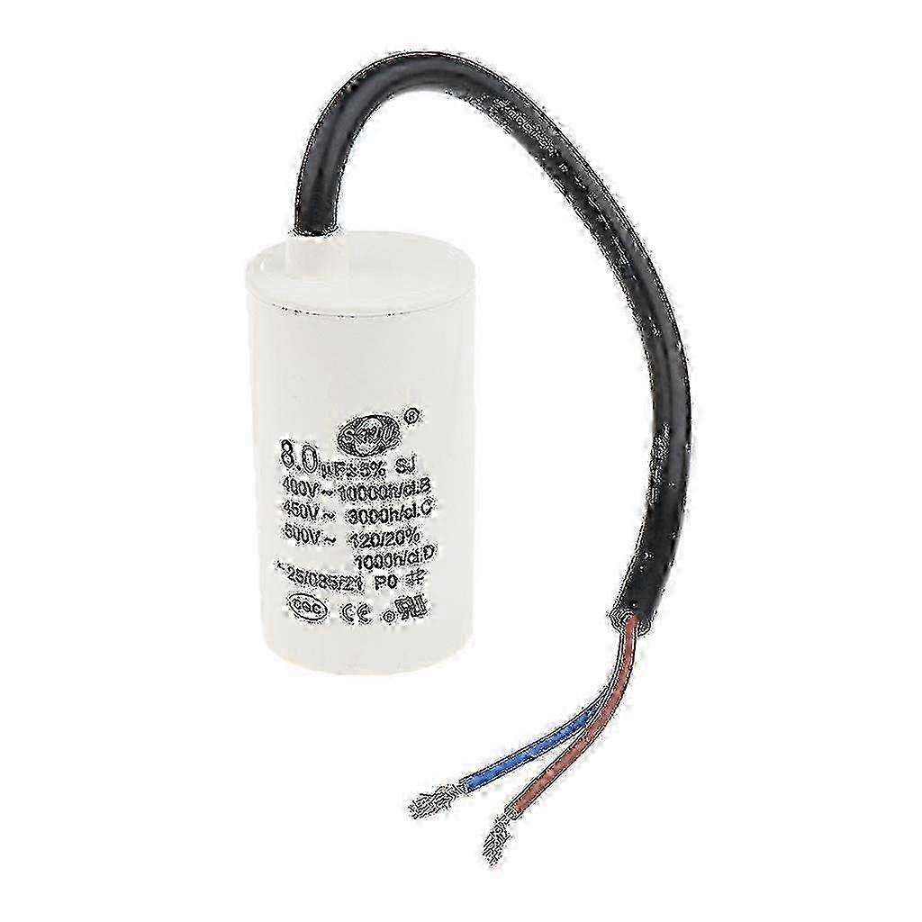 50/60hz Motor Capacitor 450v 8uf Cbb60 For Smooth Appliance Running_w