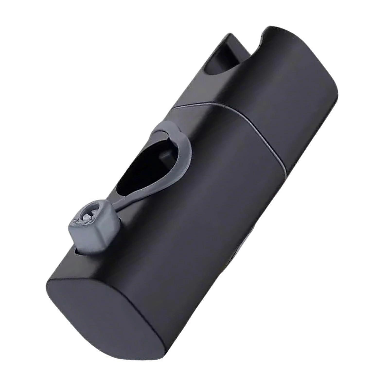 Adjustable Shower Head Holder Wall Mount with Secure Fixed Base, Easy Installation, Black