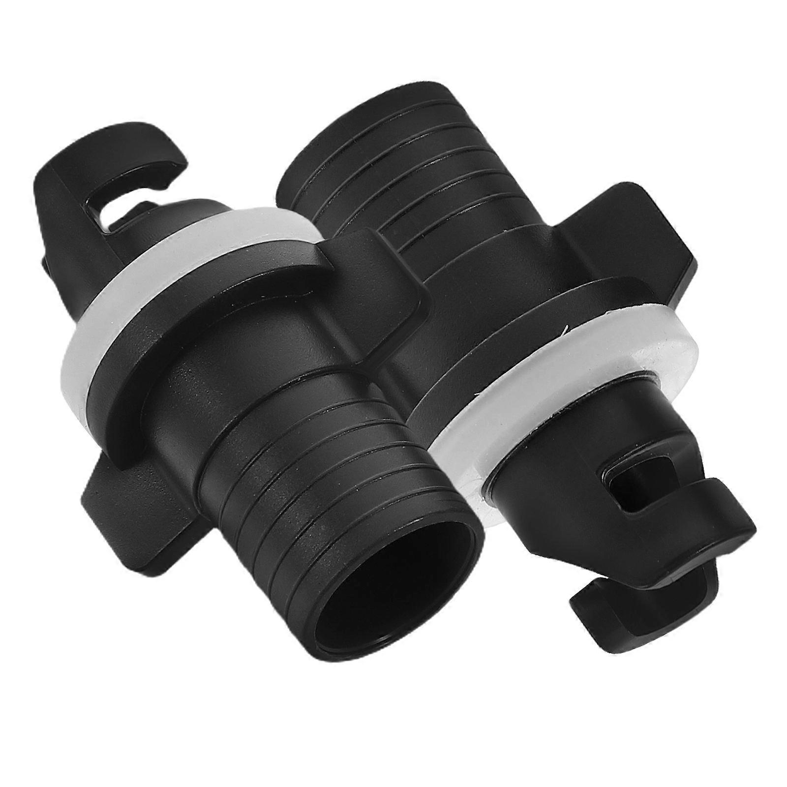 Kayak Inflatable Boat Valve Adapter Hose Plug for Pump 2Pcs