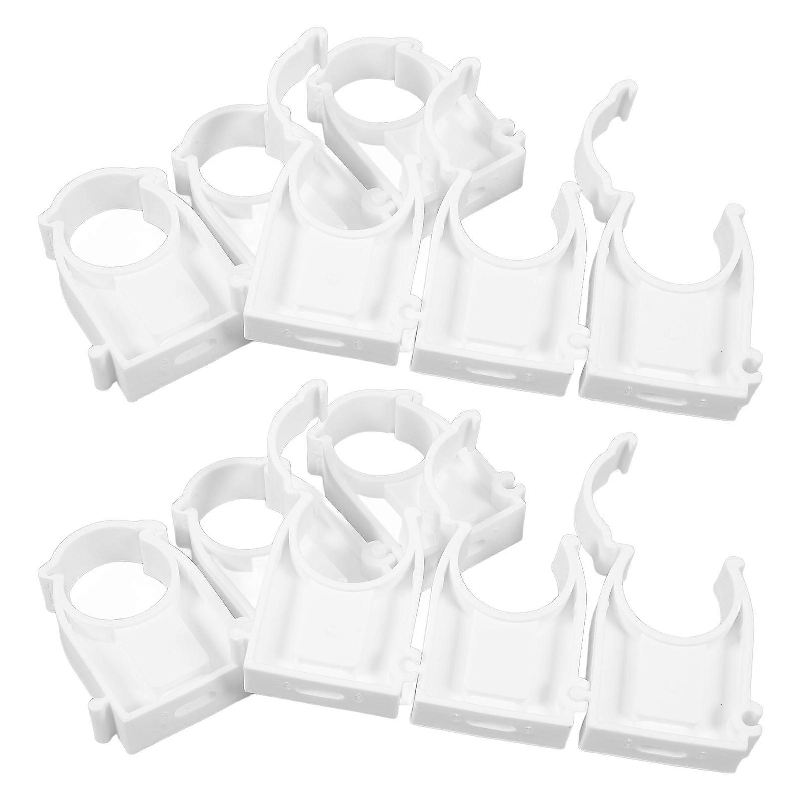 100pcs Pipe Mounting Clamps Support Clips Hose Fixing Water Pipe Holders