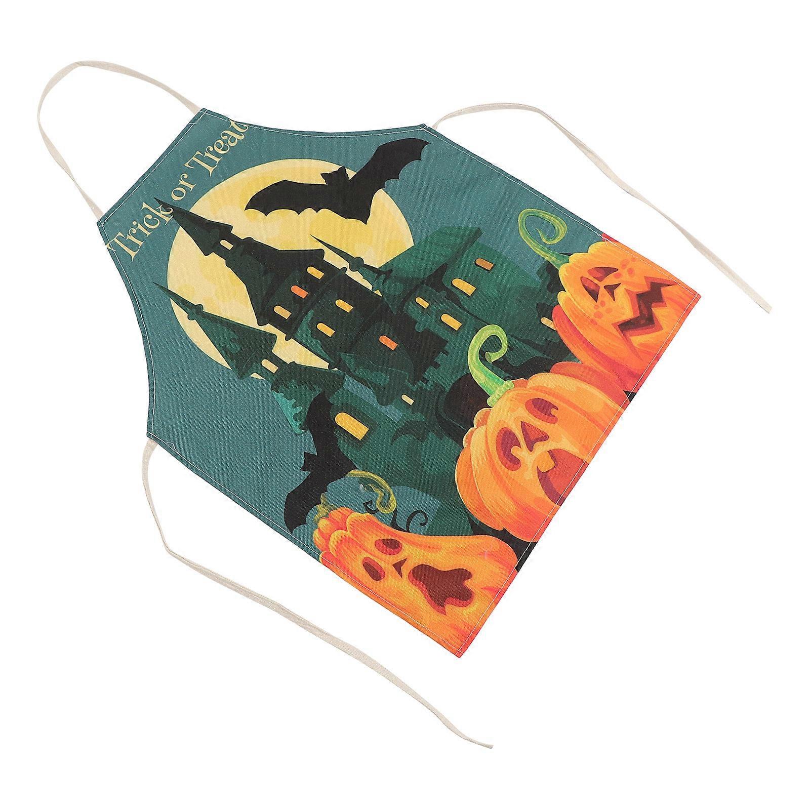 Halloween Cooking Apron for Kitchen Use 1Pcs Assorted Color Polyester Apron