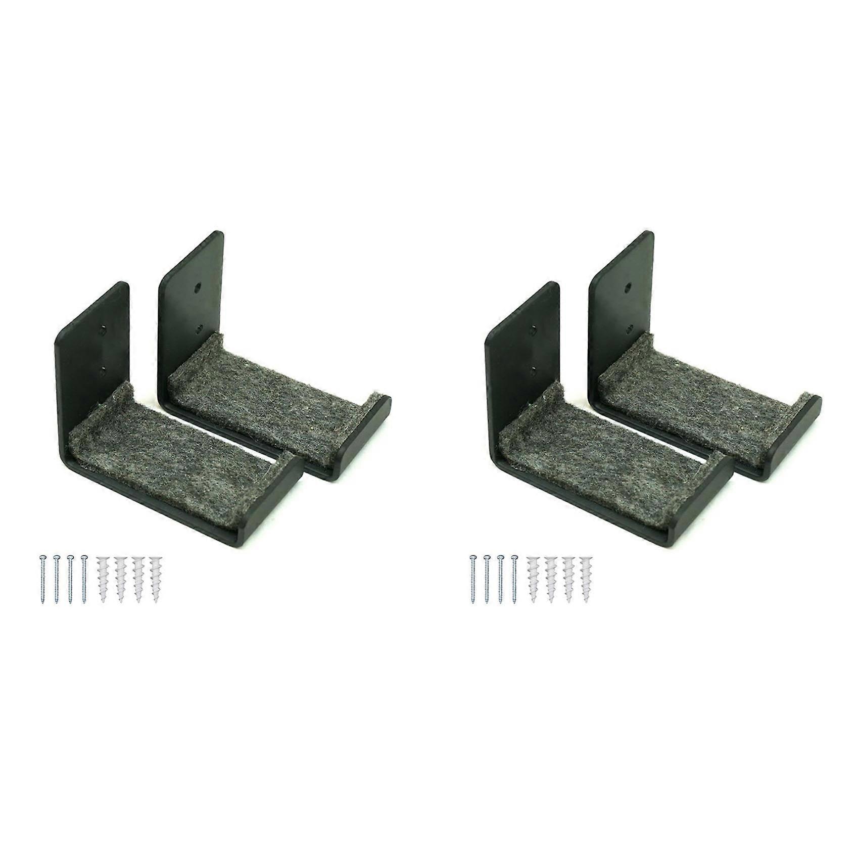 4X Minimalist Snowboard Display Rack, Wall Mount Storage Minimalist Wall-Mount Surfboard Rack / Display Mount Middle