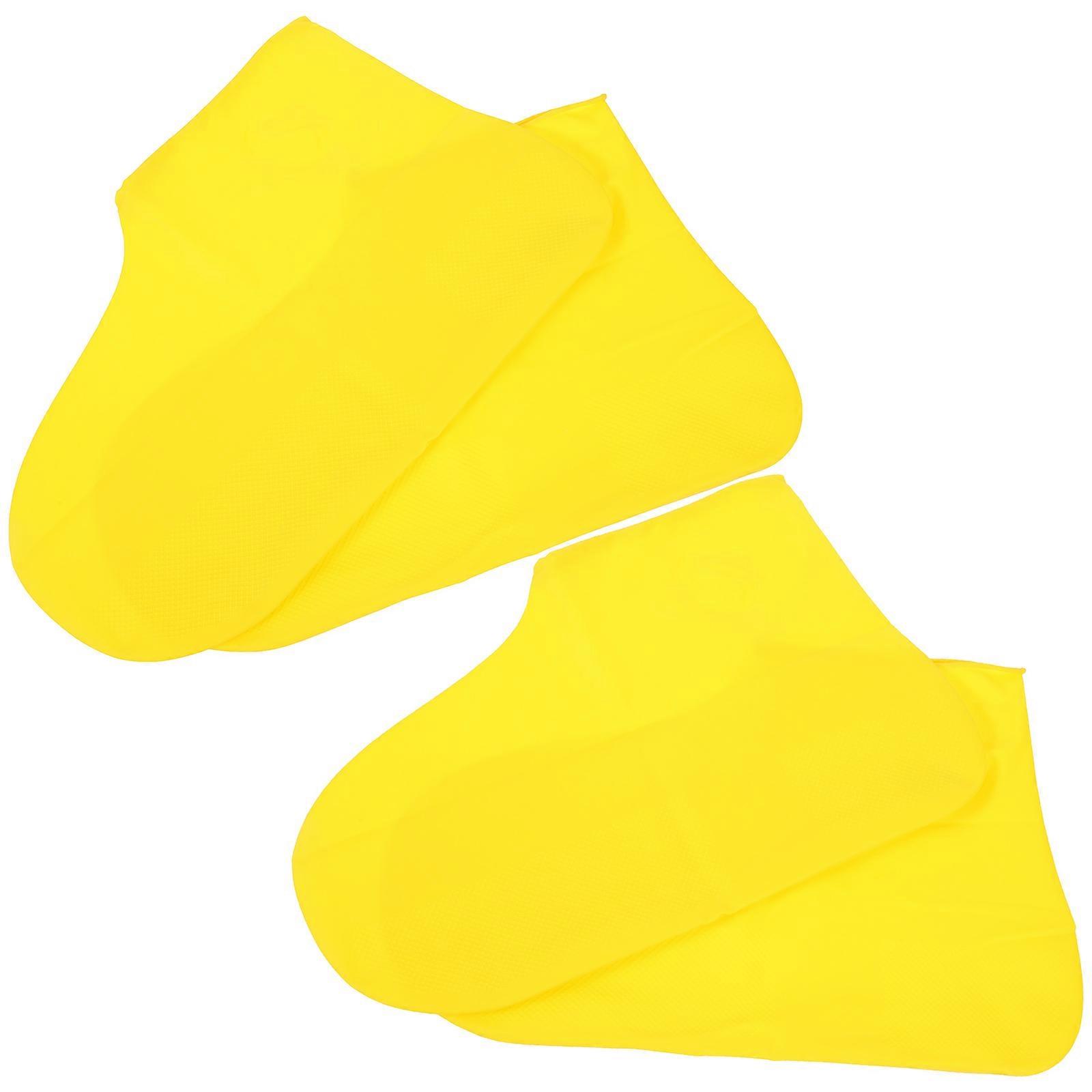 Durable Rain Boot Protector Latex Shoes Protector Safety Cover 2Pairs