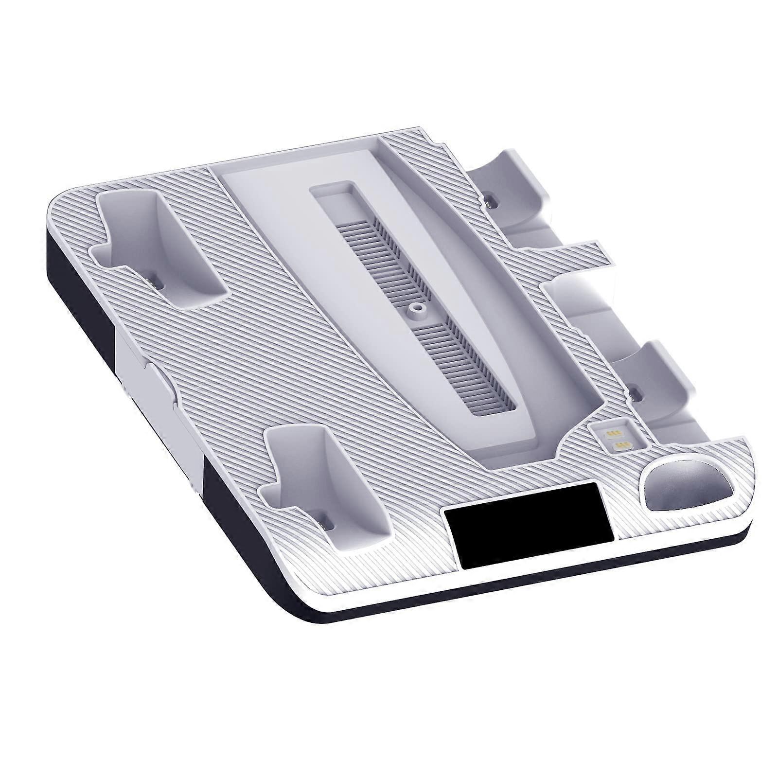 Gamepad Charging Docking Station 4 Port for PS-VR2 Controller with Game Card Storage and Host Heatsink Compatibility