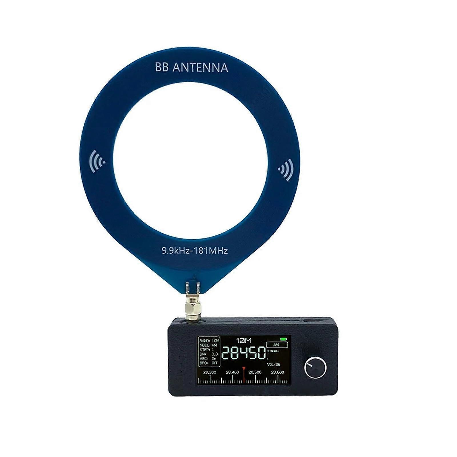 0.5108 MHz Portable AllBand Receiver USB AM FM LSB HF SW MW VHF Pocket Mini 1.9Inch IPS Screen