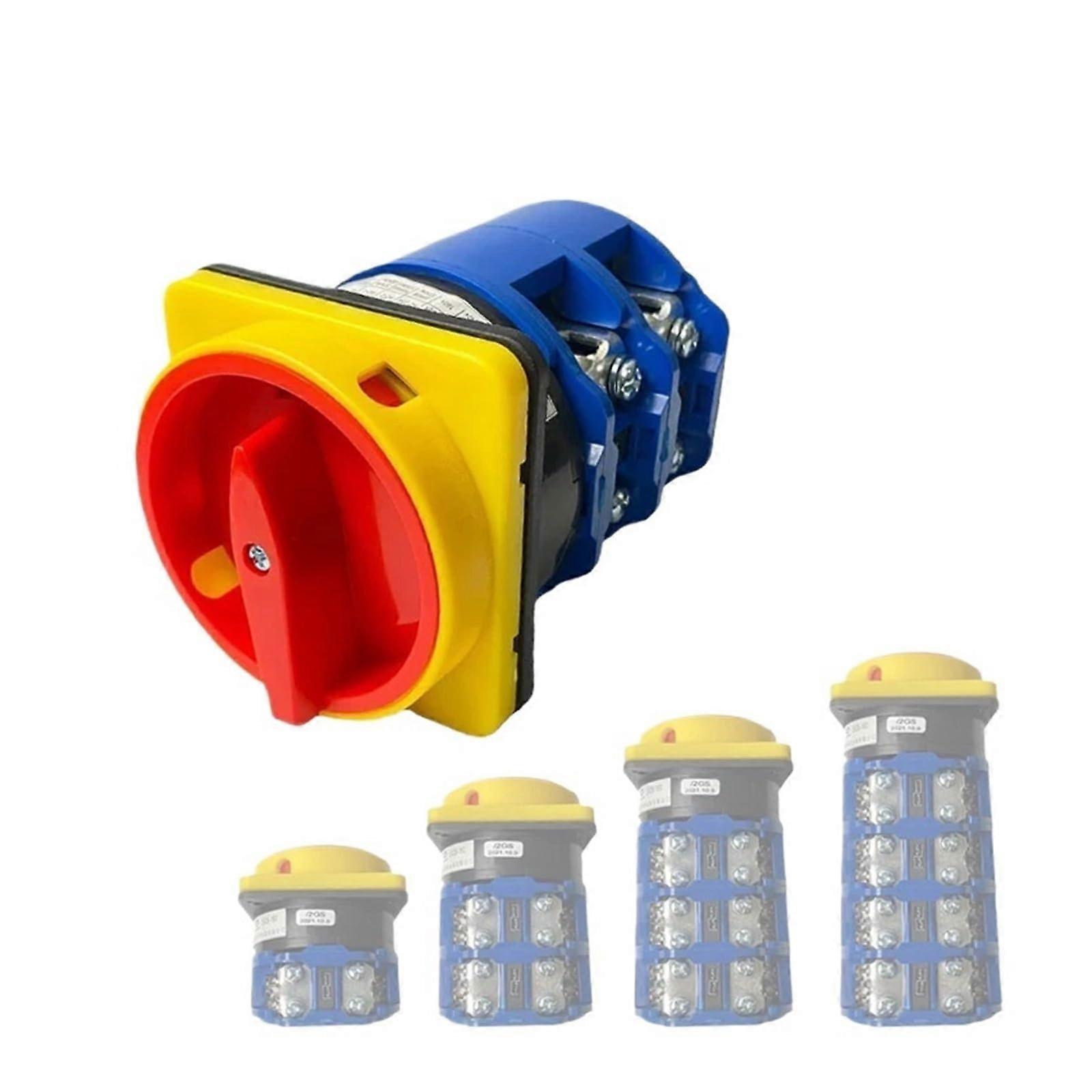 160A Universal Changeover Cam Switch LW26GS160 Rotary Isolation Selector 2 Pole 8 Terminal