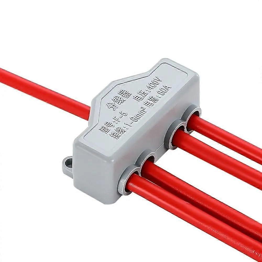 High Power Splitter Fast Wire Connector 25A Brass Terminal Block Compact Electrical Splice for Large Current Applications