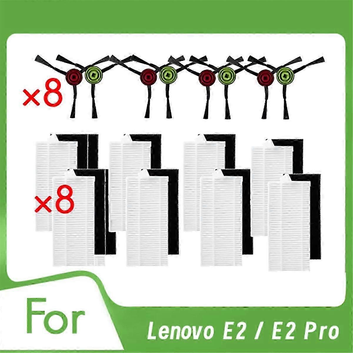 Side Brush and Filter for E2 / E2 Pro Vacuum Cleaner Accessories Cleaner Parts Replacement