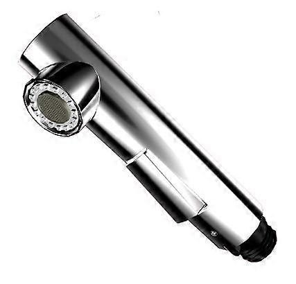 Brushed Nickel Kitchen Sink Faucet Spray Head G1/2 Dual Function Pull Out Sprayer Replacement