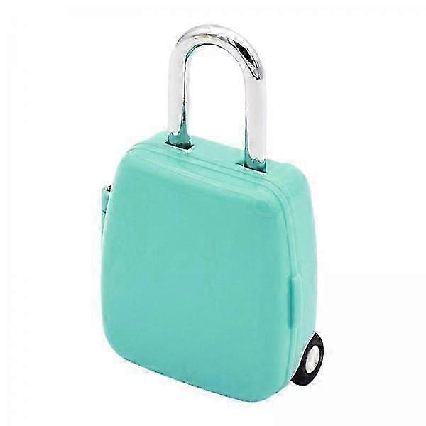 5xKeyless Combination Padlock Code Lock for Gym School Locker Green