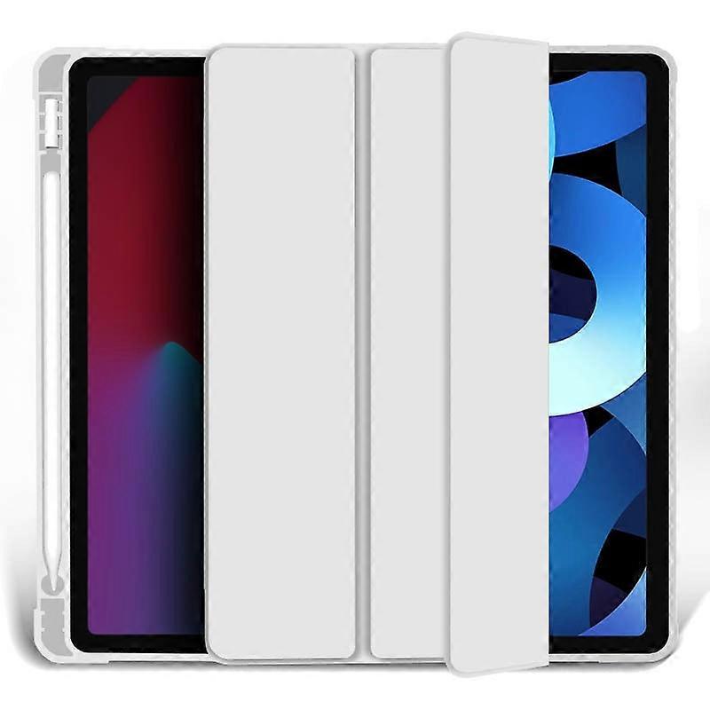 Capa elegante para iPad Pro 2020/2021/2022 de 11 polegadas, cinza espacial, com alça e compartimento para caneta.