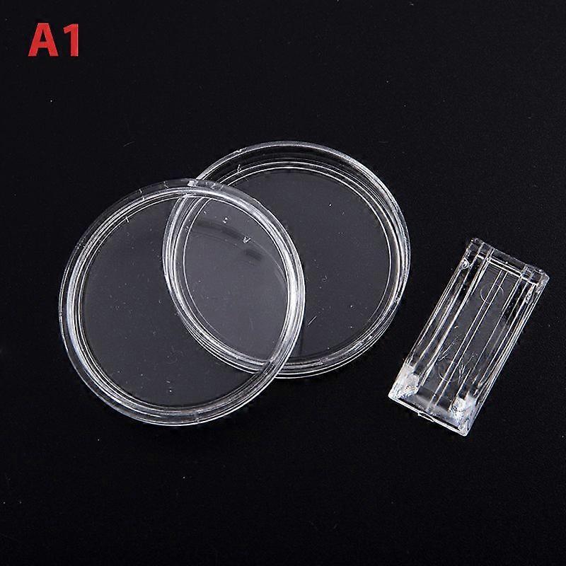 4cm Acrylic Coin Display Case Transparent Box Commemorative Medal Protection Box