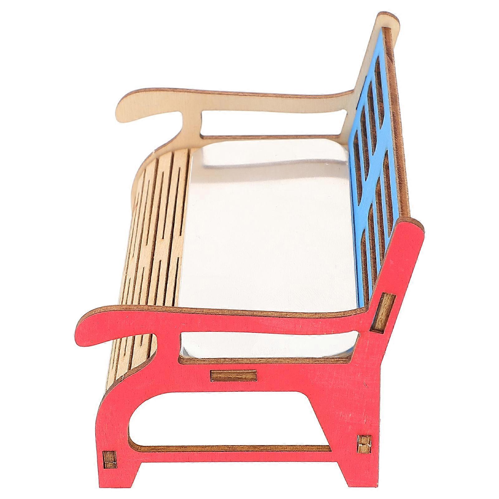 Small Animals Cage Hamster Hideout Wood Sofa for Climbing