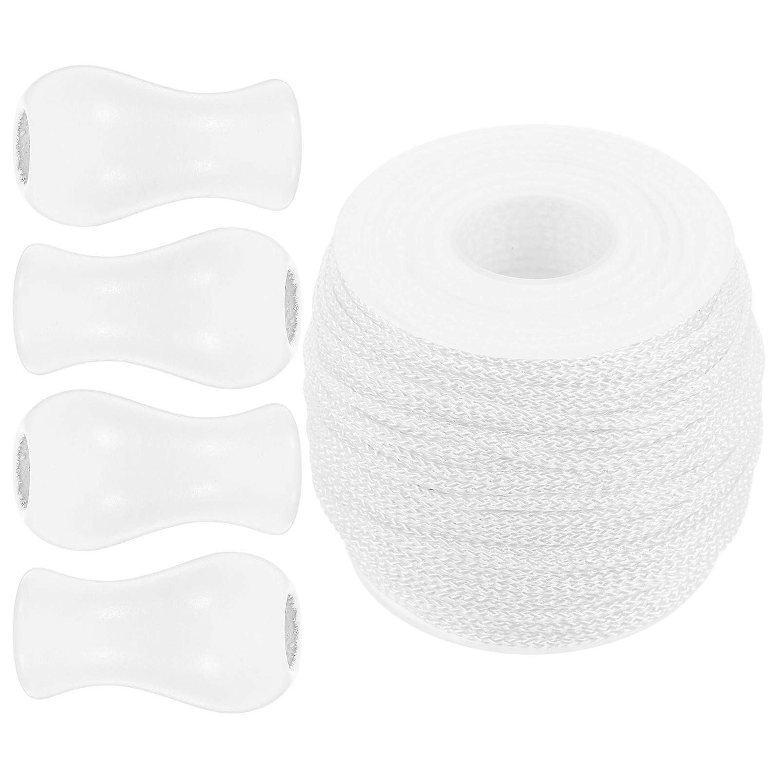 White Blind Cord Tassels for Window Blinds 1Set Pull Cord Knobs