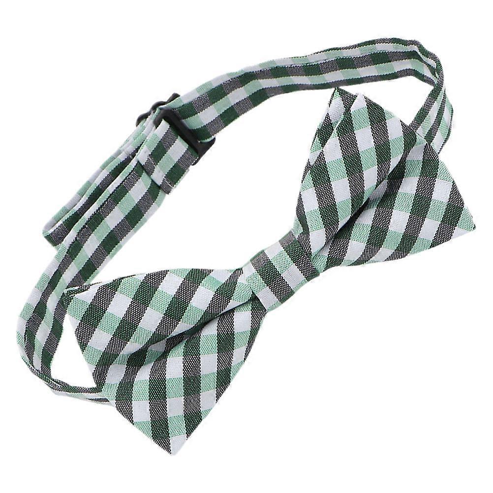 Green Bow Tie Boys Children'S Gathering Polyester Festive Charm 1Set
