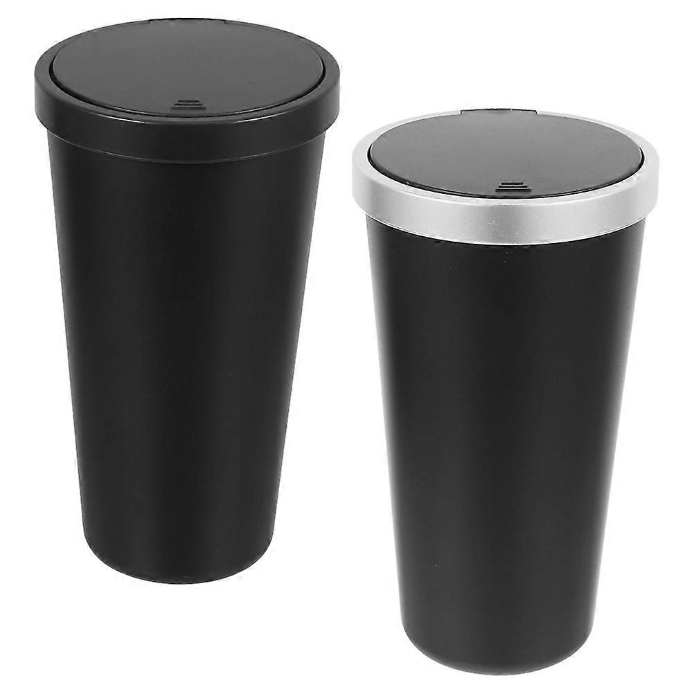 Car Trash Can Small Mini Trash Bin for Car 2Pcs Portable Interior