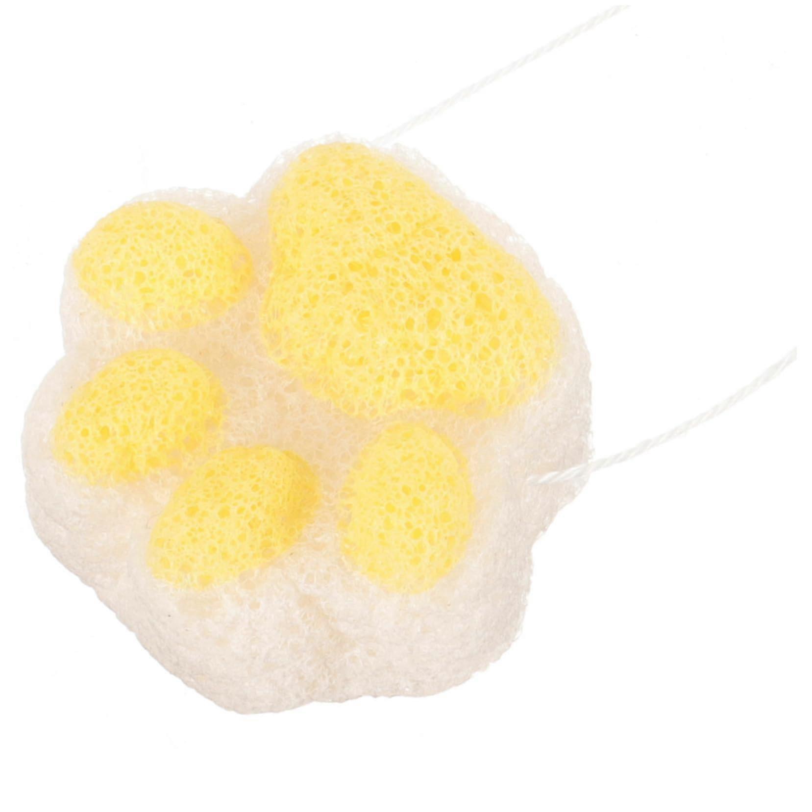 Cat Claw Bath Sponge with Deep Exfoliating and Rich Foam Soft Shower Loofah for Smooth Skin