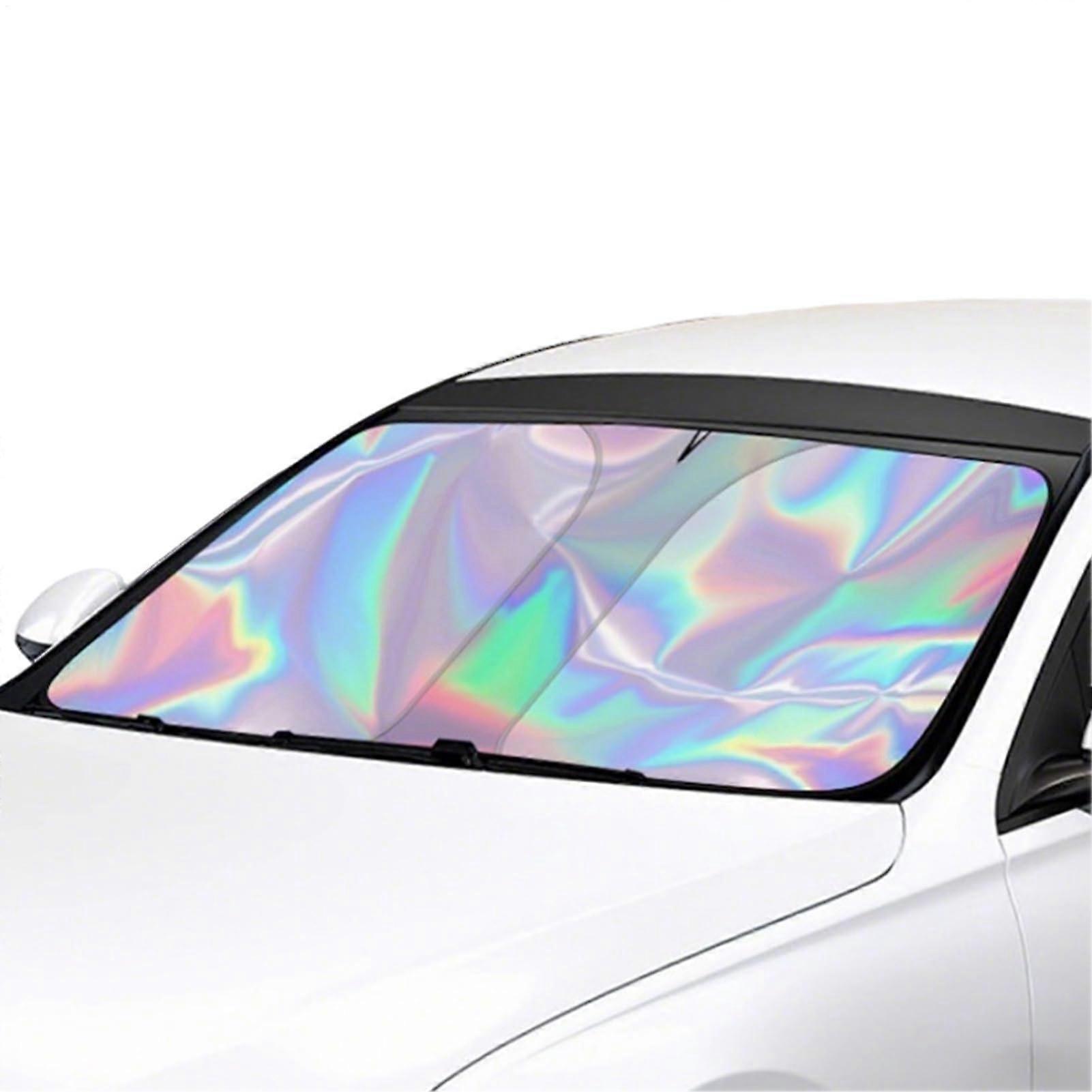 Car Sun Shade Umbrella with 99% UV Protection, Foldable Windshield Heat Shield for Front Window