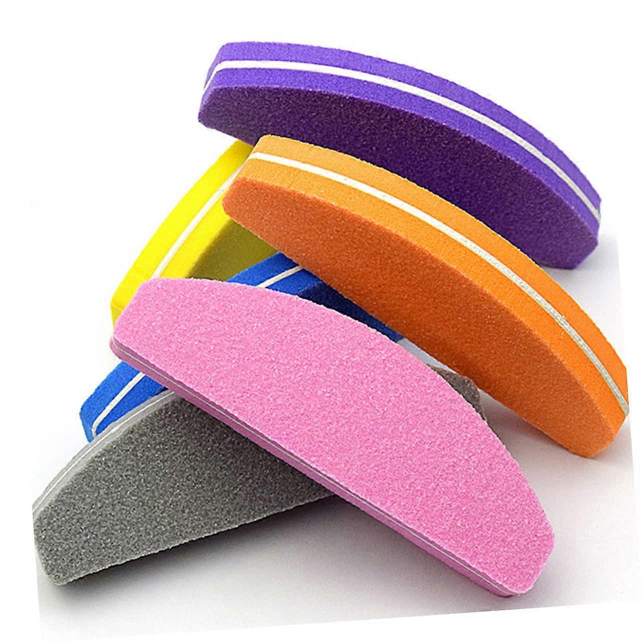 20PCS Mini Nail Buffer Block Double Sided File Sponge for Smooth Surface and Shine