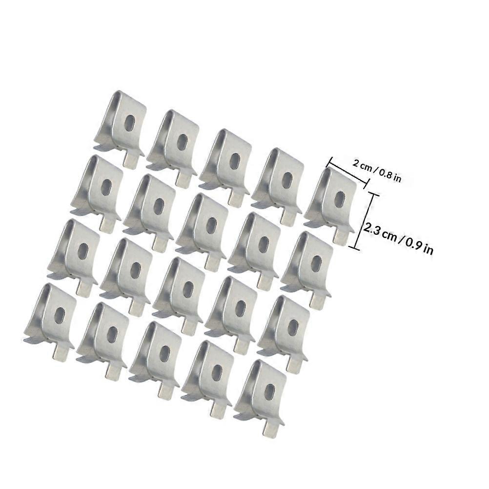Small Shelf Brackets Wear-resistant Rust-proof Support Glass Panel 20Pack