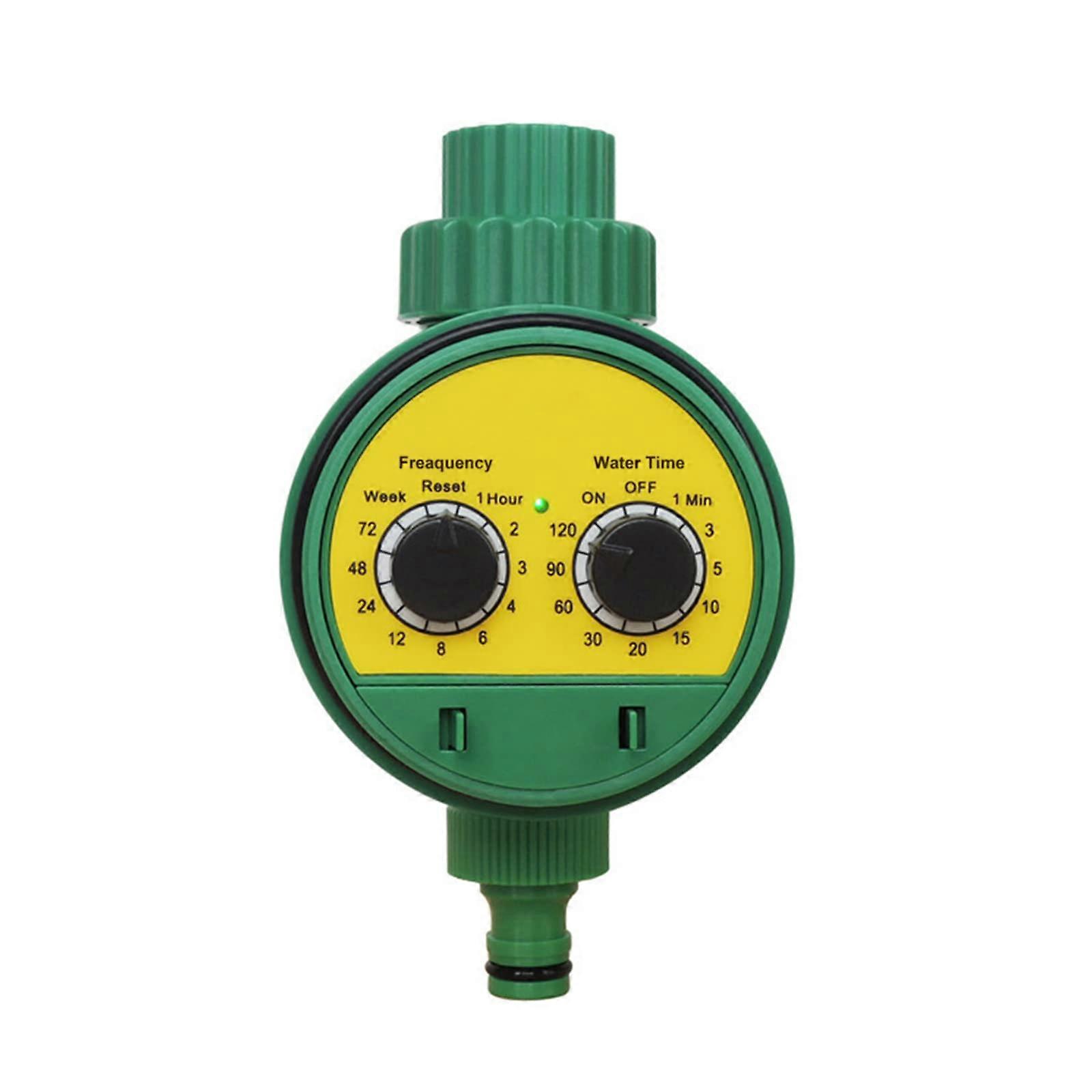 Garden Irrigation Timer with Easy Duration Control for Drip and Lawn Watering, Tool Install