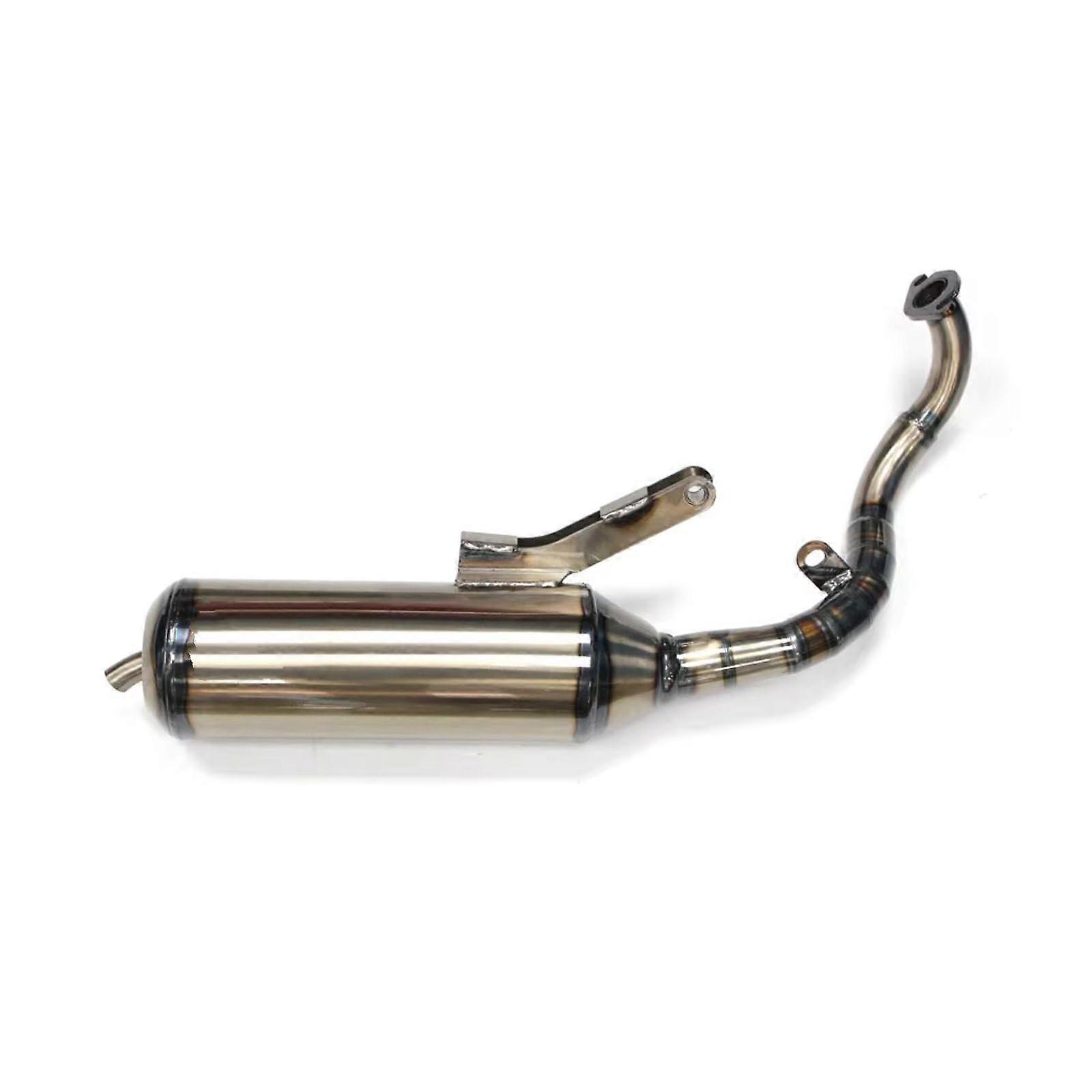 Motorcycle Exhaust Pipe V8 Full System Stainless Steel  Performance Racing Easy Install