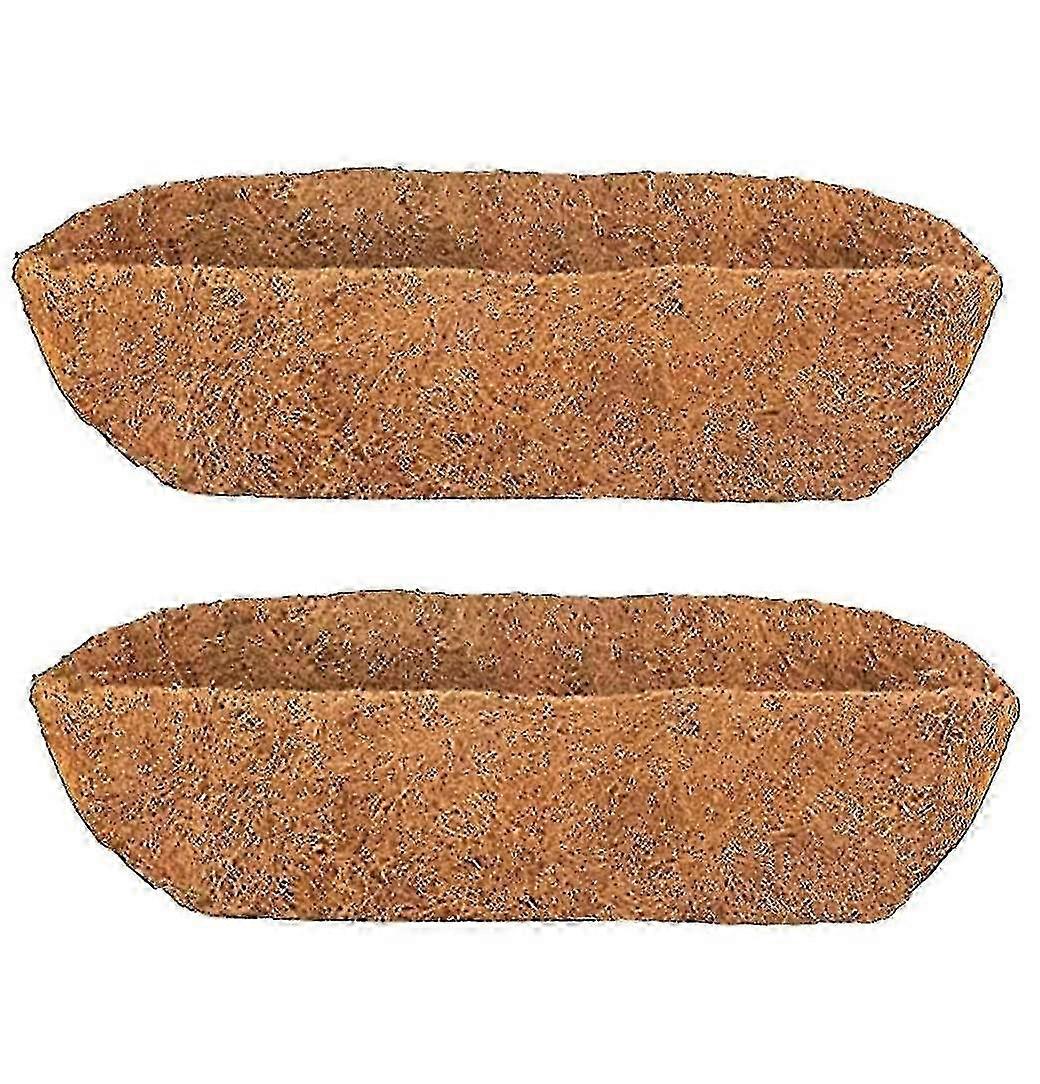 25-26 2 Pieces Replacement Insert Coconut Insert For Flower Box Wall Basket