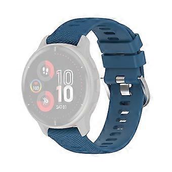 Universele siliconen horlogeband met kruisstreepdesign (22 mm) voor Garmin Forerunner 255/Vivoactive 4.