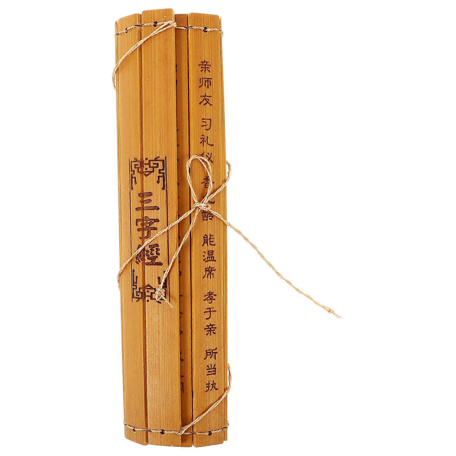 Decorative Bamboo Book for Decoration Crafted from Bamboo