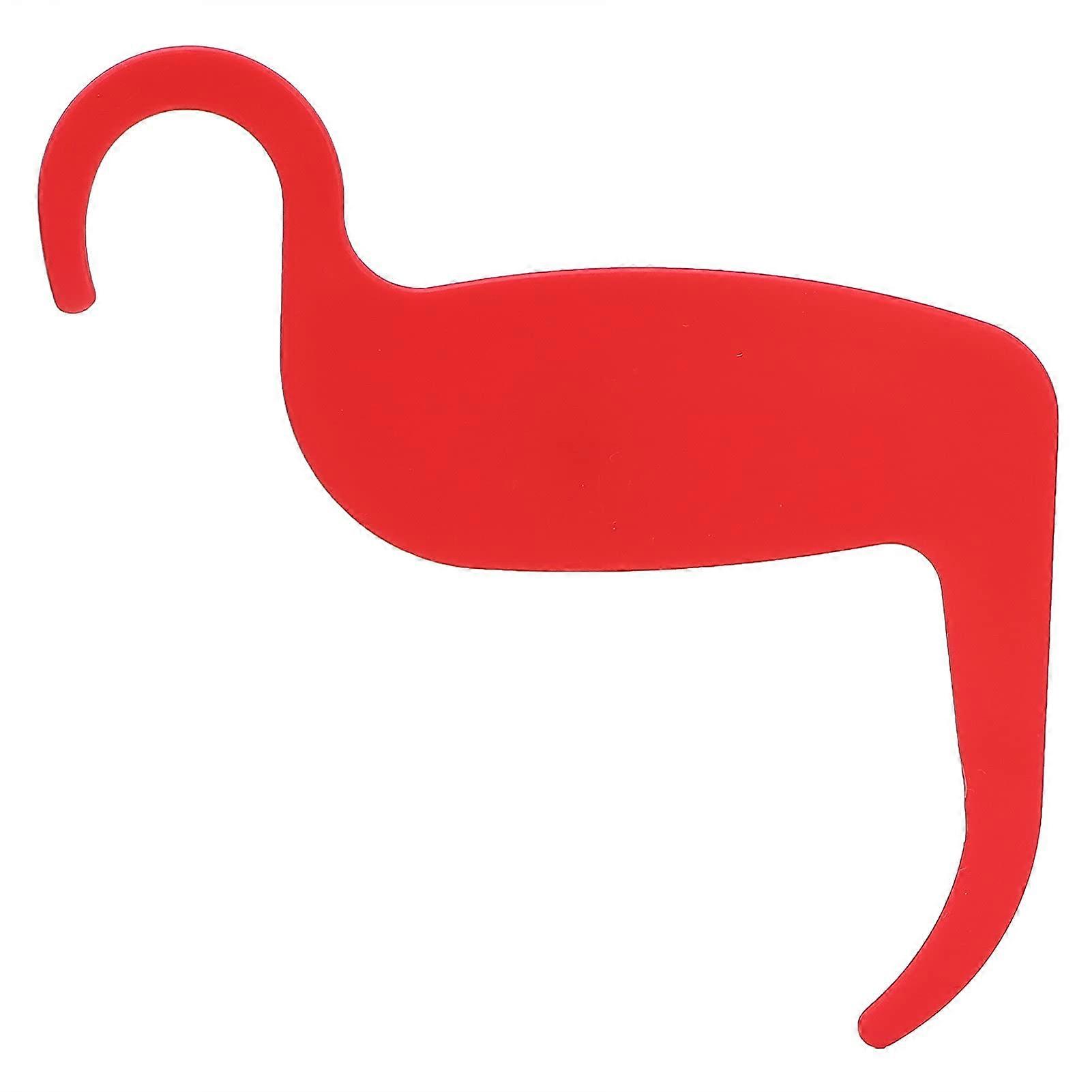 Makeup Stencil Reusable Waterproof Eyebrow and Eyeliner Guide for Precise TimeSaving Application Red