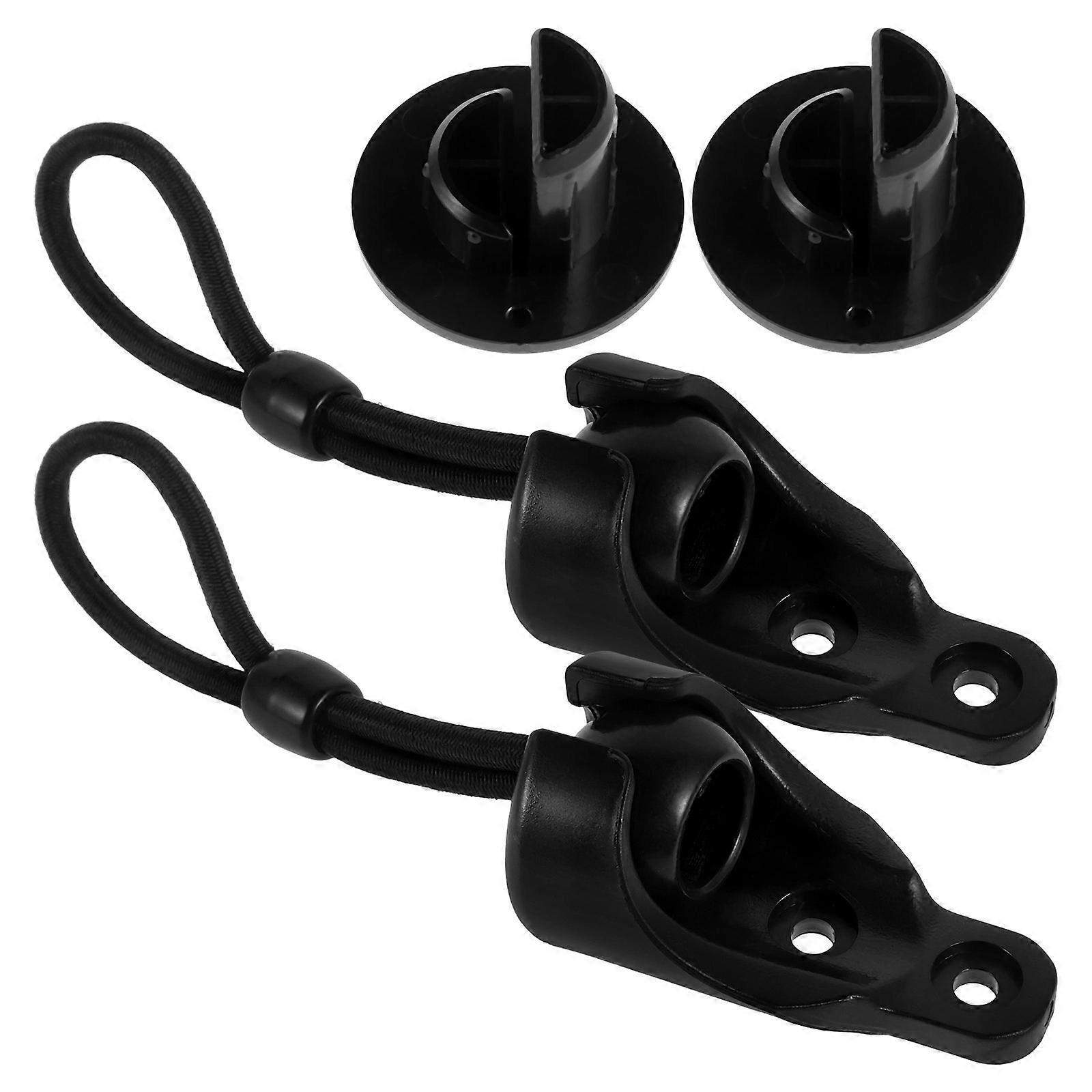 Sunshade Net Fixing Buckle Bungee Cord Ends for Replacement 1Set