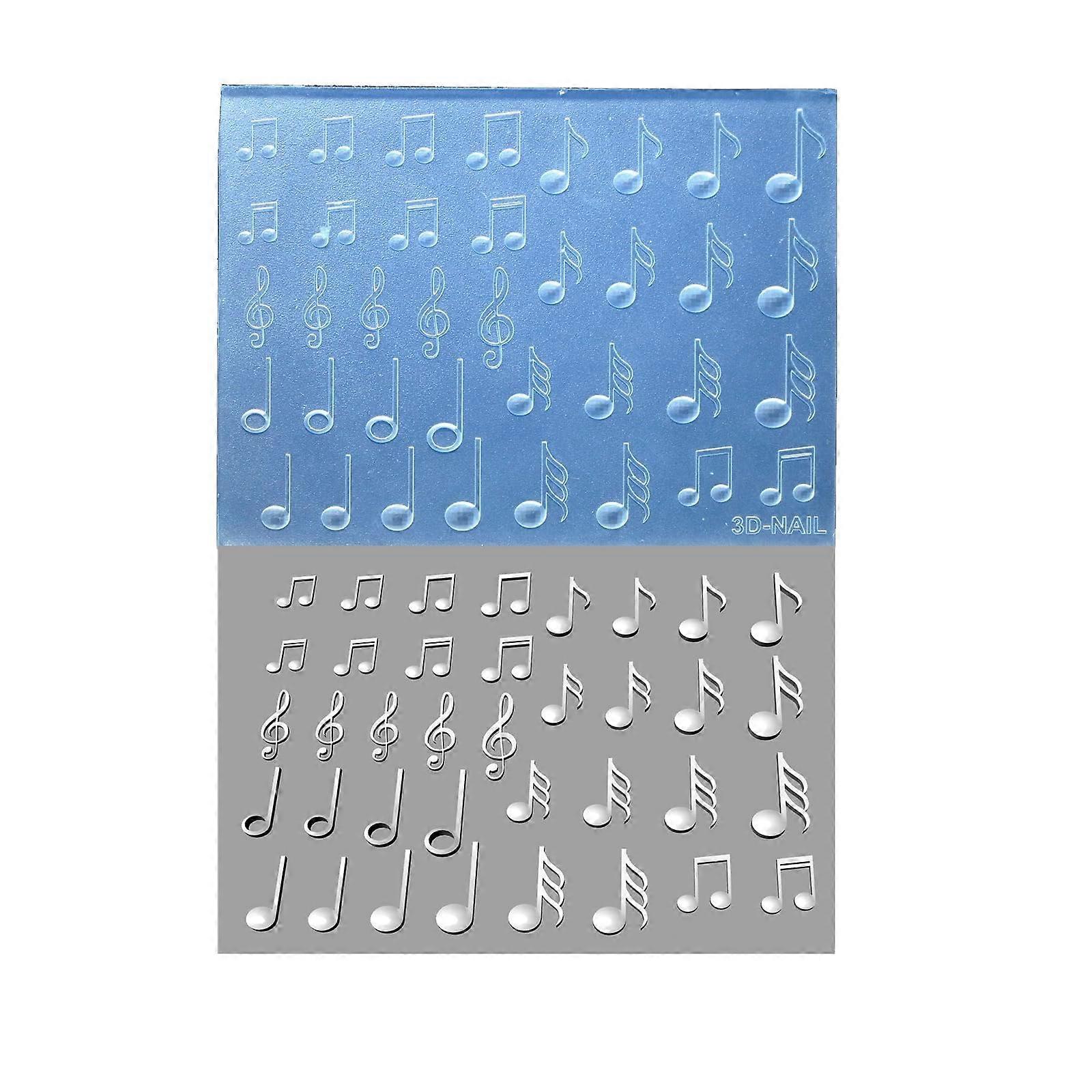 Nail Art Silicone Mould for Consistent Pattern Creation Fits Multiple Nail Shapes and Lengths